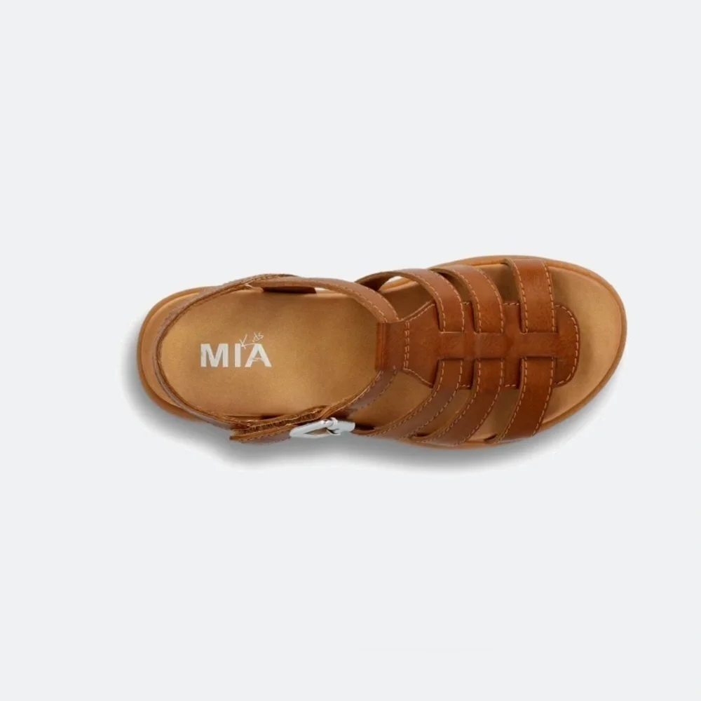 NEW MIA Kids Cognac Heeled Sandals
